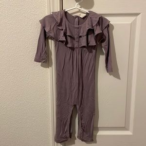 Kate Quinn purple romper